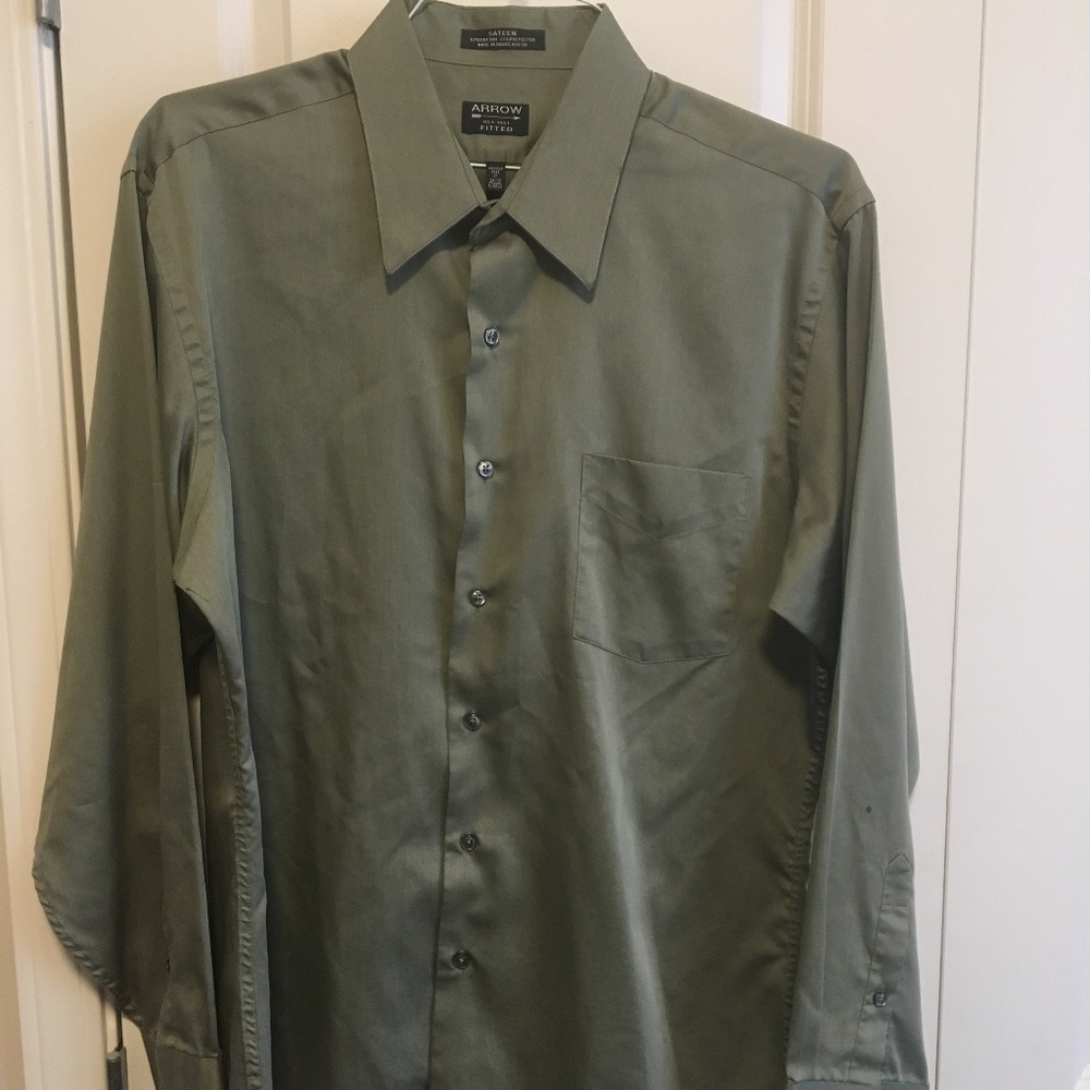 Arrow (fitted) long sleeve dress shirt